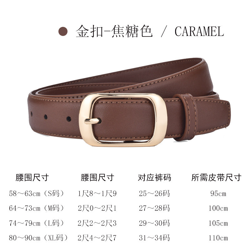Women's Leather Belt 2023 - Fashionable and Versatile