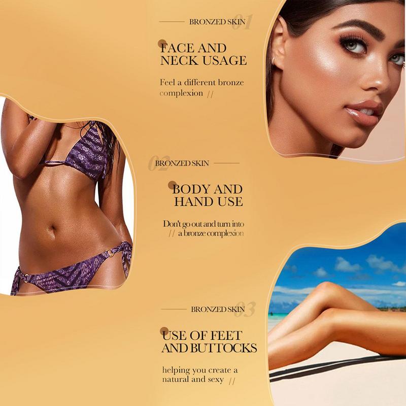 SADOER Moisturizing Self-Tanning Cream and Body Milk