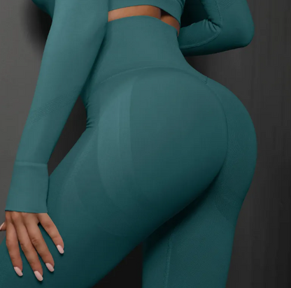 High Waist Seamless Yoga Pants - Modernrush.us