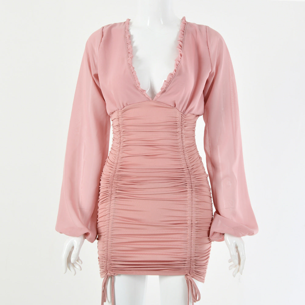 2019 Deep V Sexy Bodycon Dress for Night Out