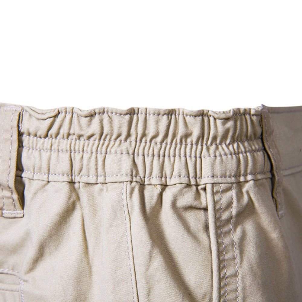 Men's Casual Solid Color Slim Fit Straight Shorts