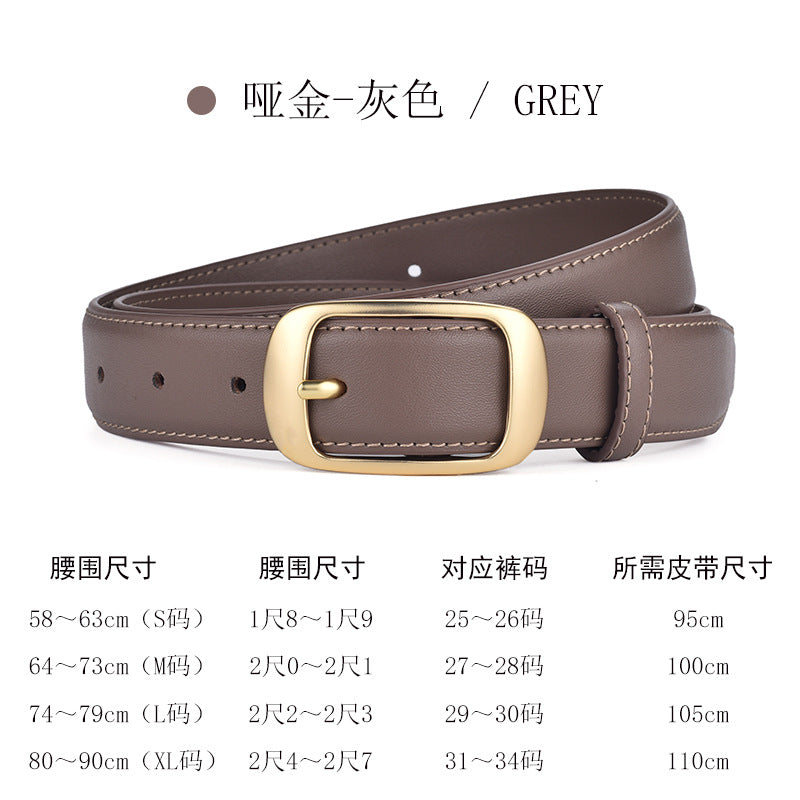 Women's Leather Belt 2023 - Fashionable and Versatile