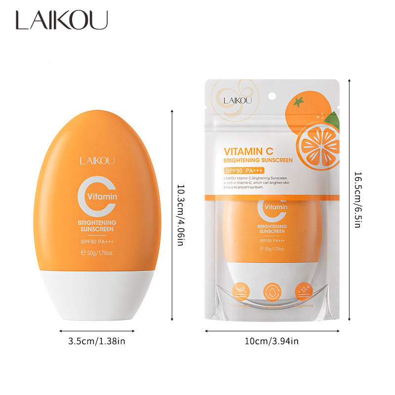Oil-Free Sunscreen Whitening Cream SPF 50+ Moisturizer