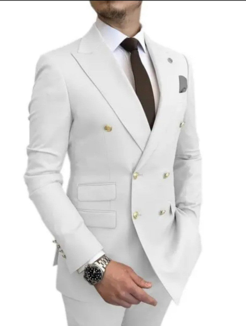 2023 Men's Suit Set for Weddings and Business Events