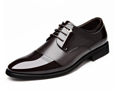 Men's Leather Dress Shoes - Stylish Lace-Up Formal Footwear - Modernrush.us