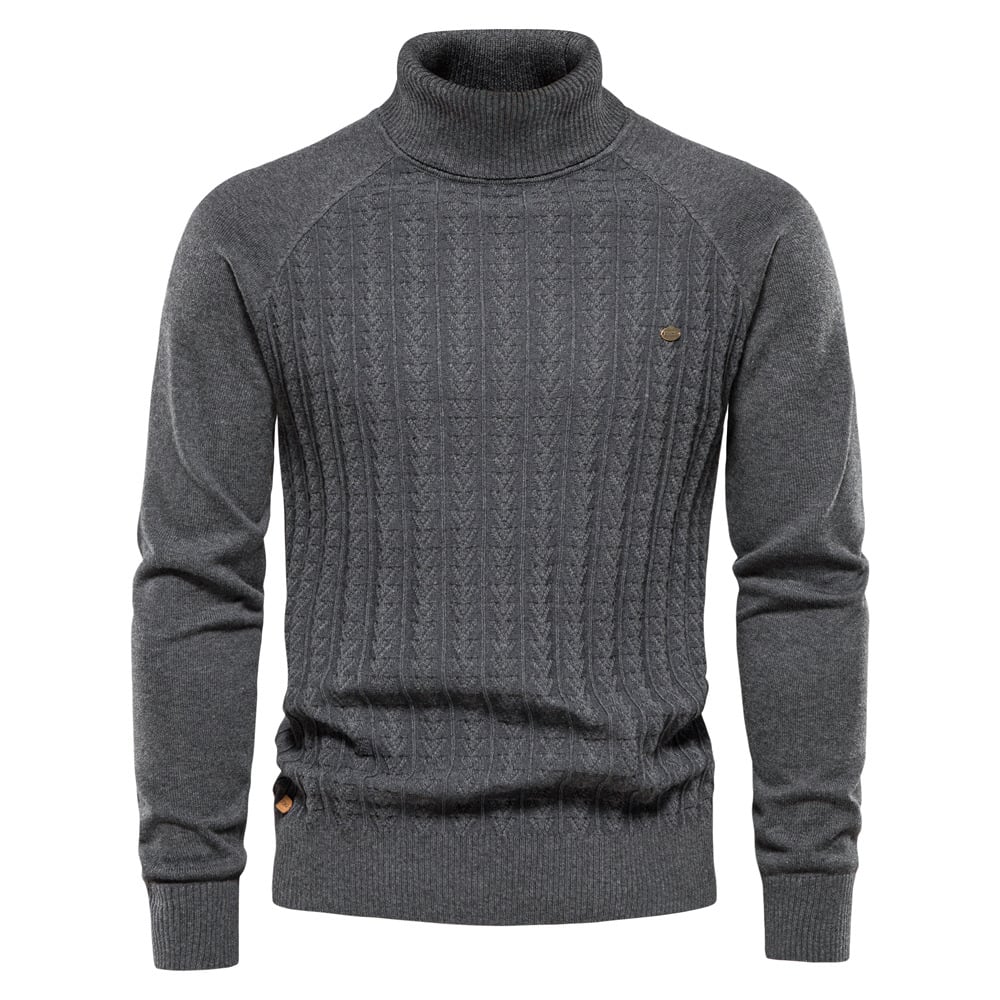 Men's Knitwear Business Casual Solid Color Sweater