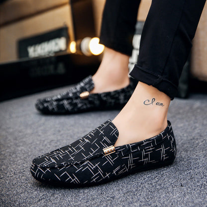 Men's Summer Canvas Slip-On Loafers Casual Shoes - Modernrush.us
