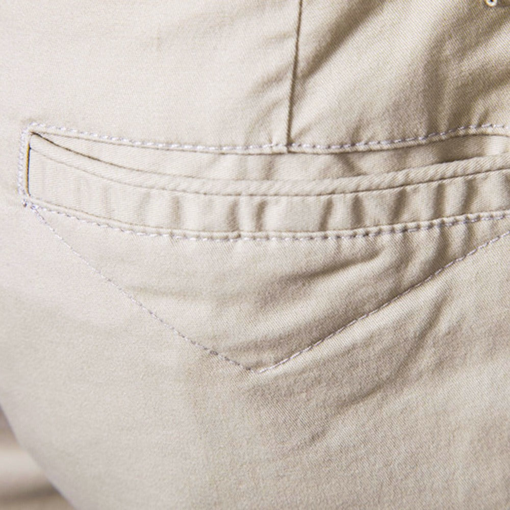 Men's Casual Solid Color Slim Fit Straight Shorts