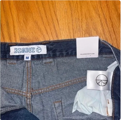 Cartoon Embroidered Denim Shorts - Modernrush.us