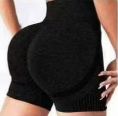 Seamless High-Waist Yoga Shorts - Modernrush.us