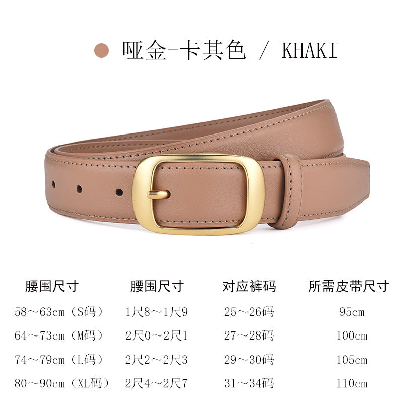 Women's Leather Belt 2023 - Fashionable and Versatile