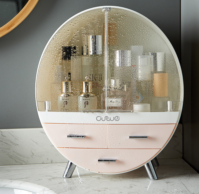 Lipstick Organizer and Makeup Storage Box for Desktop