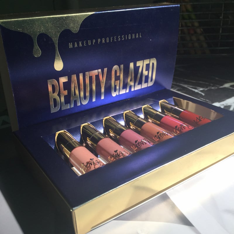 6 Pcs Liquid Matte Lipstick Set - Long-lasting Wear
