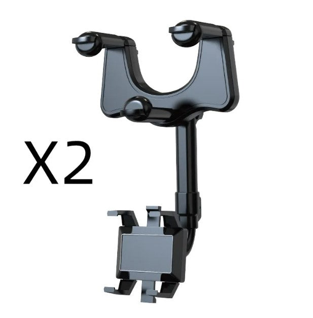 360 Rear View Mirror Phone Holder