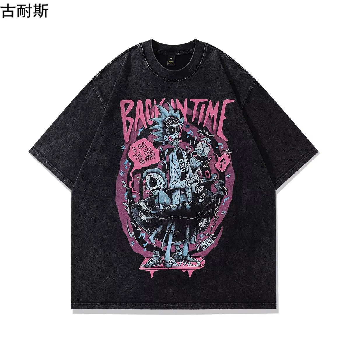 Summer 2024 Vintage Wash Cotton T-Shirt for Couples