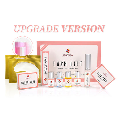 Upgrade Version Lash Lift Kit ICONSIGN Lifting Perm Eyelash Eyes Makeup Tools - Modernrush.us