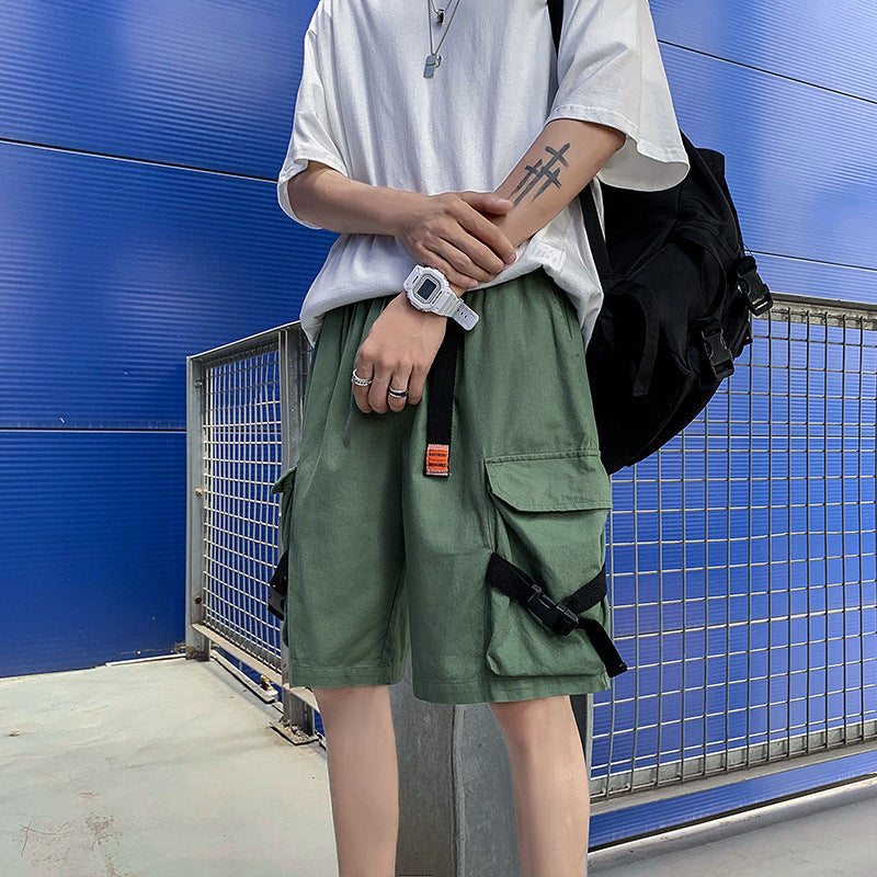 Men's Casual Loose Five-Point Workwear Shorts