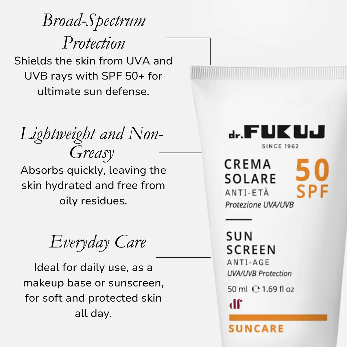 Crema Solare Anti-età SPF 50+