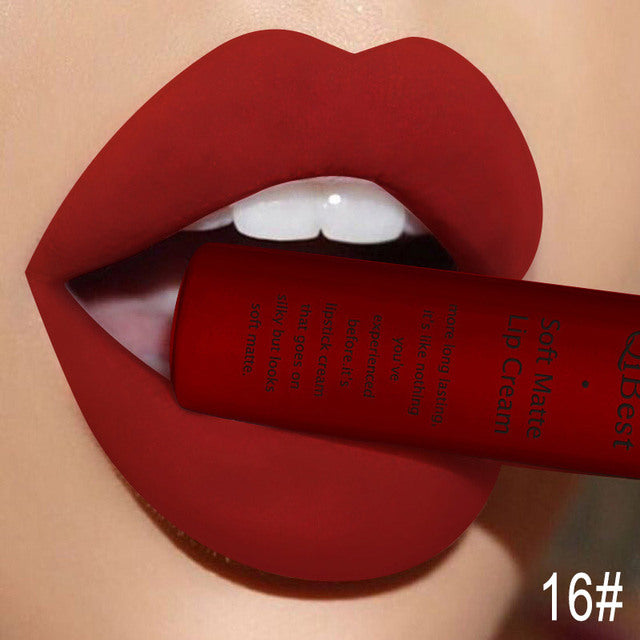 Matte Non-Stick Liquid Lip Gloss - Long-Lasting Finish