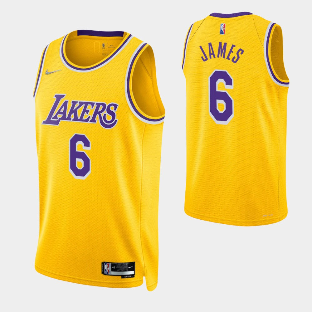 LeBron James No. 23 Lakers Jersey - Adult Polyester