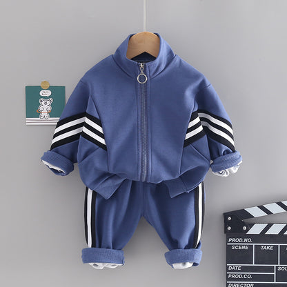 Stylish Boys' Sports Two-Piece Outfit for Spring/Fall