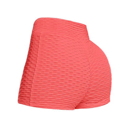 Peach Hip Bubble Fitness Yoga Shorts for Exercise - Modernrush.us
