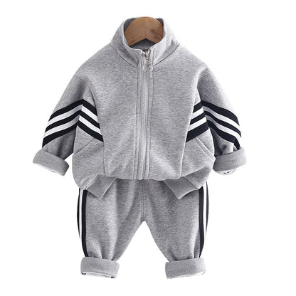 Stylish Boys' Sports Two-Piece Outfit for Spring/Fall