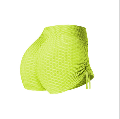 Peach Hip Bubble Fitness Yoga Shorts for Exercise - Modernrush.us
