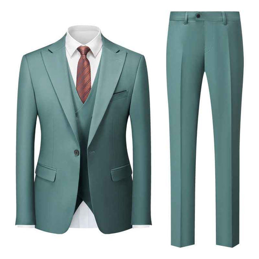 Men's Business Casual Suit Set for Weddings and Events