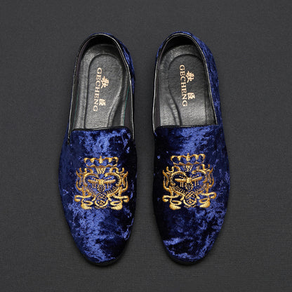 Men's Suede Loafers - Model 1513, Large Sizes - Modernrush.us
