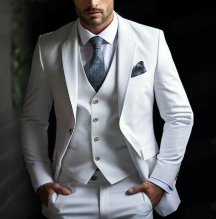 Classic Men's 3-Piece Slim Fit Suit