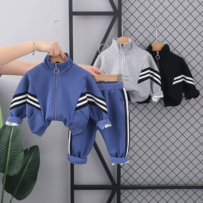 Stylish Boys' Sports Two-Piece Outfit for Spring/Fall