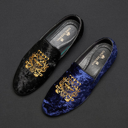 Men's Suede Loafers - Model 1513, Large Sizes - Modernrush.us