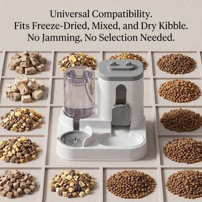 4 Colors Gravity Pet Feeder Water Dispenser Cute Cat Shaped Automatic Food Water Bowl Large Capacity Detachable Stable Anti Slip Base Feeding Supplies For Cats Puppies Small Animals Home Indoor Use - Modernrush.us