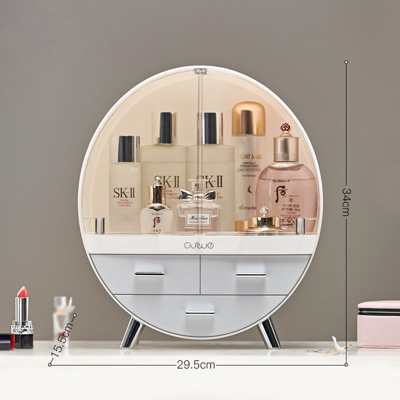 Lipstick Organizer and Makeup Storage Box for Desktop