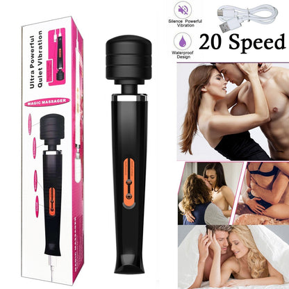 Magic Massager Wand Vibration 10 Speeds Vibrating Massage Full Body Magic Therapy Motor - Modernrush.us