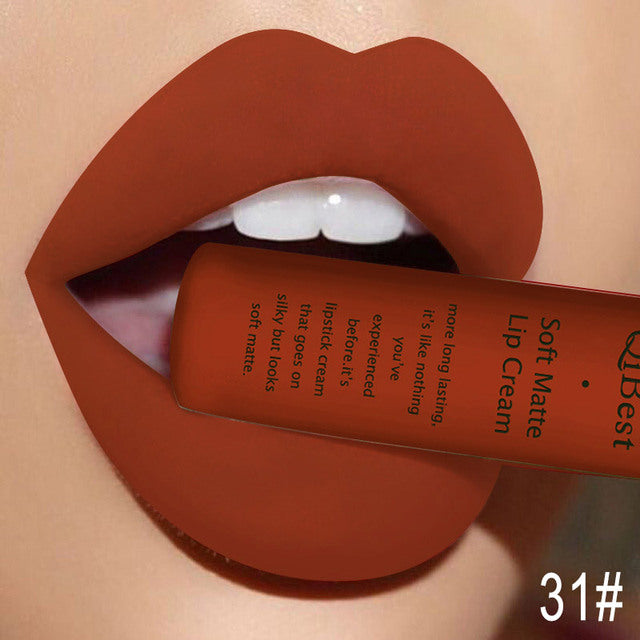 Matte Non-Stick Liquid Lip Gloss - Long-Lasting Finish