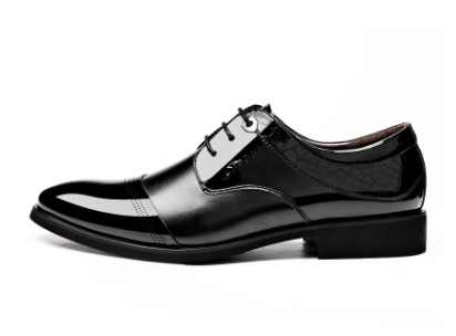 Men's Leather Dress Shoes - Stylish Lace-Up Formal Footwear - Modernrush.us
