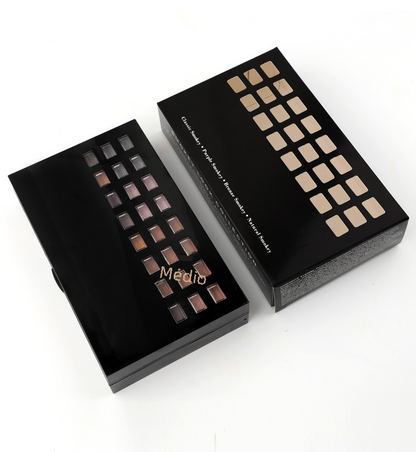 74-Color Makeup Palette Set with Eyeshadow and Highlighter - Modernrush.us