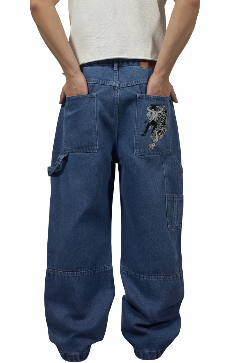 Back View - Cargo Jeans