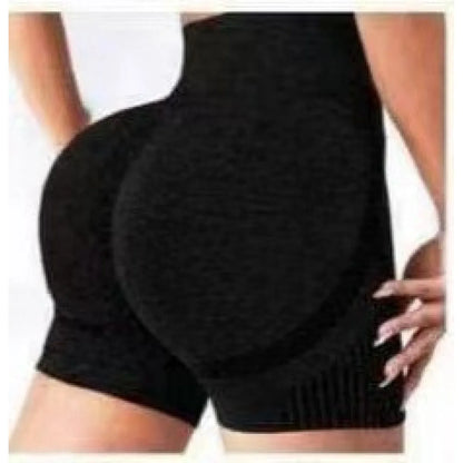 Seamless High-Waist Yoga Shorts - Modernrush.us