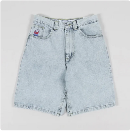 Cartoon Embroidered Denim Shorts - Modernrush.us