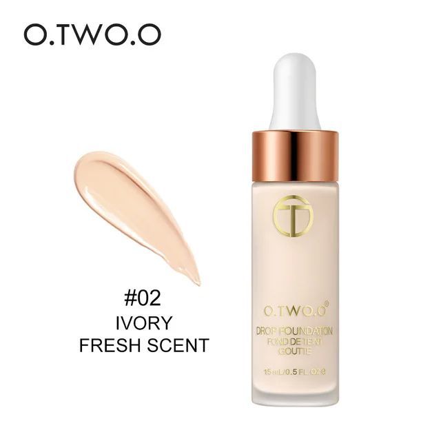 High Coverage Liquid Foundation & Concealer Dropper