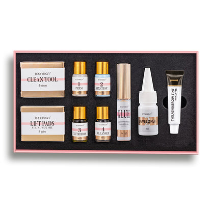 ICONSIGN Lash Lift EyeLash Eyebrow Dye Tint Kit Lashes Perm Set Brow Lamination Makeup Tools - Modernrush.us