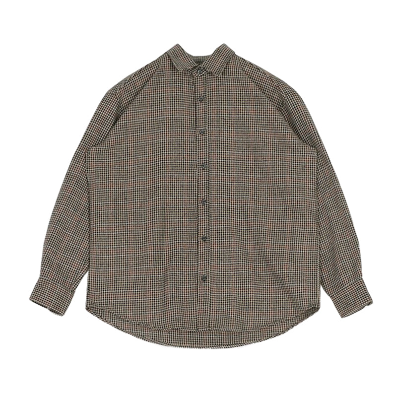 MRCYC Men's Autumn Long Sleeve Plaid Shirt Jacket