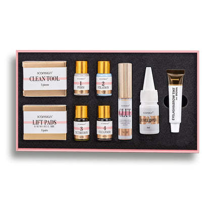 ICONSIGN Lash Lift EyeLash Eyebrow Dye Tint Kit Lashes Perm Set Brow Lamination Makeup Tools - Modernrush.us