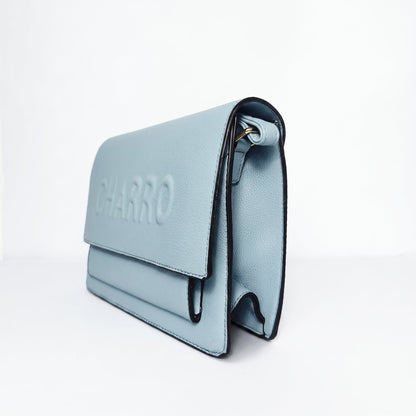 Borsa a Tracolla Charro con Logo in Rilievo
