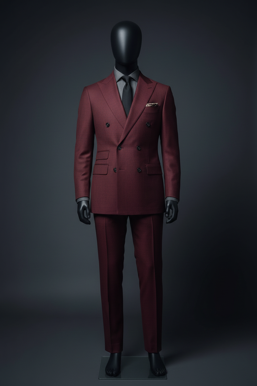 Burgundy Suit