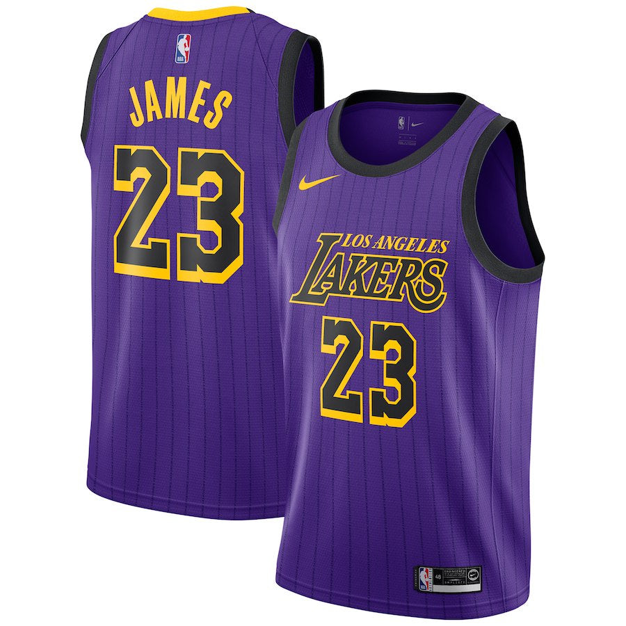 LeBron James No. 23 Lakers Jersey - Adult Polyester