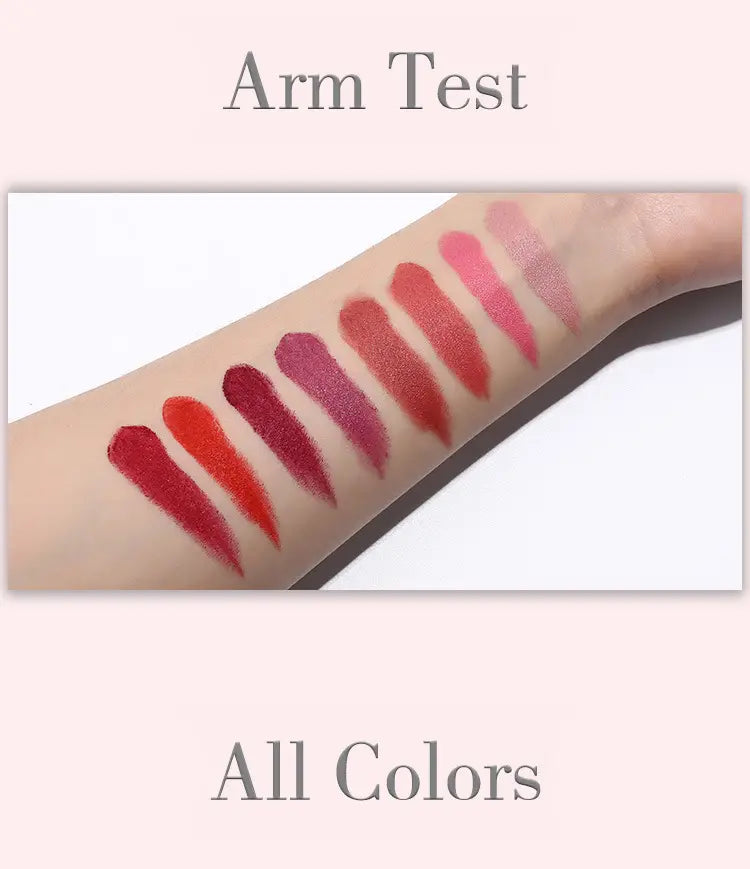Matte Waterproof Velvet Lipstick - 8 Colors Available